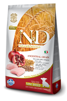 تصویر غذای خشک N&D مخصوص توله سگ حاوی مرغ و انار 800 گرمی MINI