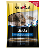 تصویر استیک ماهی سالمون و قزل آلا Gimcat - بسته 4 عددی