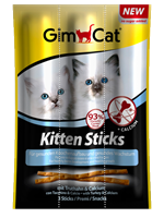 تصویر اسنک بچه گربه با گوشت بوقلمون Gimcat - 3 عددی