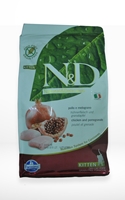 تصویر غذای خشک بچه گربه N&D با طعم مرغ و انار - 1.5 کیلو گرمی