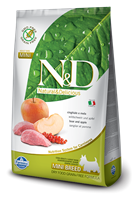 تصویر غذای خشک N&D بدون غلات مخصوص سگ بالغ حاوی گوشت گراز و سیب و کدوحلوایی 800 گرم MINI