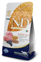 تصویر غذای خشک N&D مخصوص گربه بالغ حاوی  گوشت بره و بلوبری - 5 کیلوگرم
