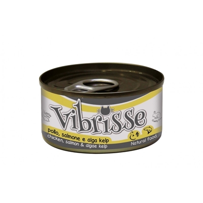 تصویر کنسرو مرغ، ماهی سالمون و جلبک دریایی Vibrisse