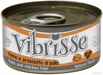 تصویر کنسرو ماهی تن و  ژامبون مرغ Vibrisse