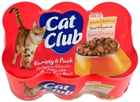 تصویر کنسرو Cat Club مخصوص گربه - بسته 6 عددی