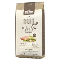تصویر غذای نرم Bosch مخصوص سگ های بالغ با طعم مرغ و موز - 1 کیلوگرم