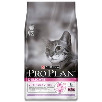 تصویر غذای خشک Proplan مدل Delicate مخصوص گربه بالغ - 1.5 کیلوگرم