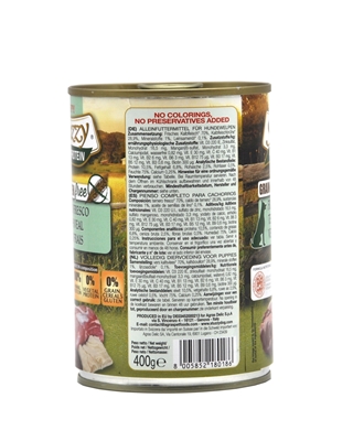 تصویر کنسرو گوشت گوساله stuzzy مدل Monoprotein  مخصوص سگ - 400 گرم
