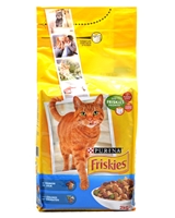 تصویر غذای خشک گربه بالغ Friskies با طعم ماهی تن و ماهی آزاد - 2 کیلوگرم