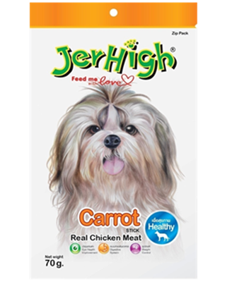تصویر تشویقی سگ با طعم هویج JerHigh