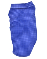 تصویر لباس سگ و گربه آبی طرح پیراهن مردانه خال خالی سایز XXL