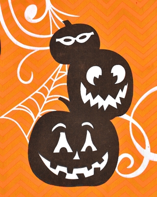 تصویر لباس سگ و گربه با طرح Halloween سایز L