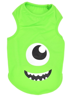 تصویر لباس سگ و گربه با طرح شخصیت Mike Wazowski سایز XL