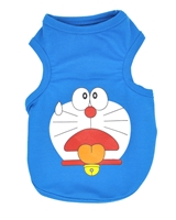 تصویر لباس سگ و گربه با طرح Doraemon رنگ آبی سایز S