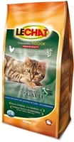 تصویر غذای خشک Lechat مخصوص گربه خانگی با طعم مرغ و برنج - 400 گرمی