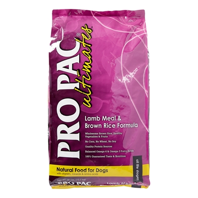 تصویر غذای خشک مخصوص سگ Pro Pac مدل Ultimate تهیه شده از گوشت بره - 2.5 کیلوگرم