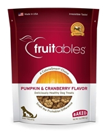 تصویر تشویقی مخصوص سگ Fruitables مدل Natural Dog Treats با طعم کدوحلوایی و ذغال‌اخته