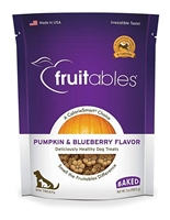 تصویر تشویقی مخصوص سگ Fruitables مدل Natural Dog Treats با طعم کدوحلوایی و بلوبری