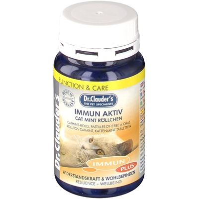تصویر قرص تقویت سیستم ایمنی  مخصوص گربه Dr.Clauder's مدل Immun Aktiv - بسته 100 گرمی