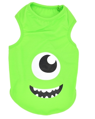 تصویر لباس سگ و گربه با طرح شخصیت Mike Wazowski سایز L