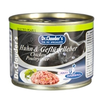 تصویر کنسرو Dr.Clauder's مخصوص گربه با طعم مرغ و جگر مرغ - 200 گرم