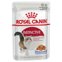 تصویر پوچ Royal Canin مدل INSTINCTIVE در ژلاتین مخصوص گربه بالغ - 85 گرمی