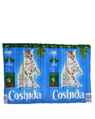 تصویر تشویقی مدادی Coshida مخصوص گربه با طعم گوشت گوسفند - بسته 10 عددی