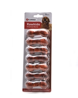 تصویر تشویقی استخوان دو سر گره Flamingo مخصوص سگ مدل Rawhide تهیه شده از گوشت گاو - بسته 7 عددی