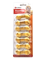 تصویر تشویقی استخوان دو سر گره Flamingo مخصوص سگ مدل Rawhide تهیه شده از گوشت مرغ - بسته 7 عددی