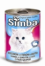 تصویر کنسرو Simba مخصوص گربه با طعم مرغ دریایی و اردک - 415گرم