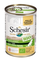 تصویر کنسرو مخصوص سگ schesir مدل Bio تهیه شده از گوشت مرغ - 85گرم