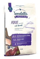 تصویر غذای خشک مخصوص گربه بالغ Sanabelle مدل Adult تهیه شده از گوشت شترمرغ - 400 گرم