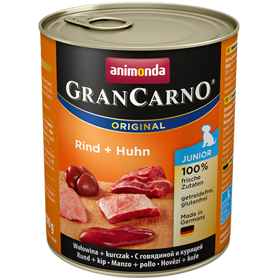 تصویر  کنسرو مخصوص توله سگ Animonda  مدل GranCarno با طعم مرغ و خرگوش - 400گرم