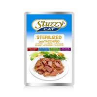 تصویر  پوچ مخصوص گربه عقیم شده stuzzy با طعم بوقلمون - 100 گرم