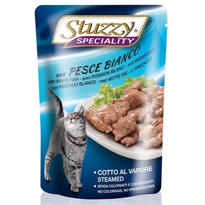تصویر  کنسرو مخصوص گربه stuzzy مدل Speciality  با طعم ماهی سفید - 100 گرم
