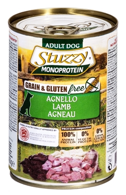 تصویر  کنسرو گوشت بره stuzzy مدل Monoprotein  مخصوص سگ - 400 گرم