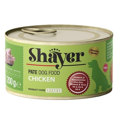 تصویر  کنسرو Shayer مخصوص سگ تهیه شده از گوشت مرغ - 200گرم
