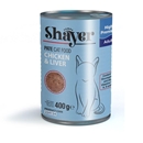 تصویر  کنسرو پته Shayer مخصوص گربه با طعم مرغ و جگر - 400 گرم