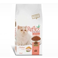 تصویر  غذای خشک Reflex مخصوص بچه گربه تهیه شده از گوشت مرغ - 15 کیلوگرم