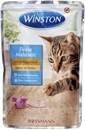 تصویر  پوچ  Winston تهیه شده از گوشت مرغ و جگر در ژله  مخصوص گربه - 100 گرم