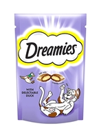 تصویر  تشویقی Dreamies مخصوص گربه تهیه شده از اردک - 60گرم