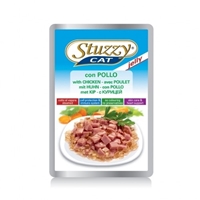 تصویر  پوچ مخصوص گربه بالغ stuzzy با طعم مرغ در ژله - 100 گرم