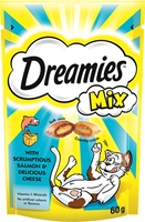 تصویر  تشویقی Dreamies مخصوص گربه تهیه شده از ماهی و پنیر - 60گرم