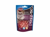 تصویر  تشویقی Trixie مخصوص گربه تهیه شده از ماهی و اردک -50گرم