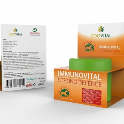 تصویر  مکمل Zoovital تقویت کننده سیستم ایمنی بدن مخصوص سگ و گربه - 70گرم