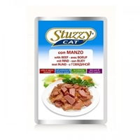 تصویر  پوچ Stuzzy مخصوص گربه تهیه شده از گوشت گاو - 100 گرم