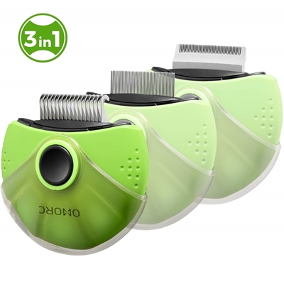 تصویر  کیت ارایشی 3 کاره مدل IN3-1 Rotatable Pet Comb چرخشی مخصوص حیوانات