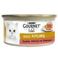 تصویر  کنسرو Gourmet Gold  مخصوص گربه تهیه شده از گوشت اردک و بوقلمون - 100 گرم