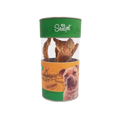 تصویر  تشویقی  Sevil Pet  مخصوص سگ تهیه شده از فیله مرغ - 100 گرم