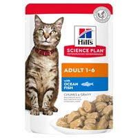 تصویر  پوچ Hill's مخصوص گربه تهیه شده از ماهی های اقیانوس - 85 گرم